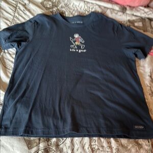 Life is Good Navy T-Shirt